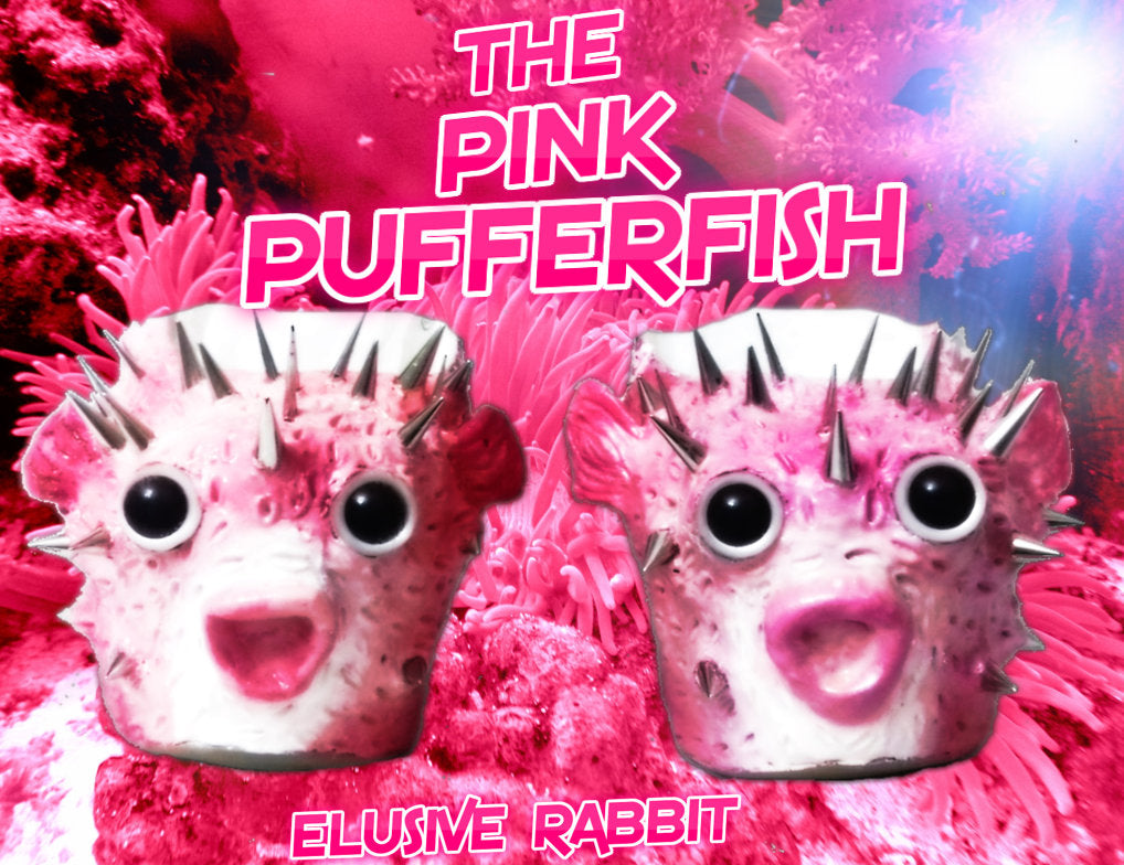 The Pink Pufferfish Heels Sea Spikes Custom Hand Sculpt Paint Shoe Size 3 4 5 6 7 8  High Wedge Fantasy Mythical Kraken octopus Alternative
