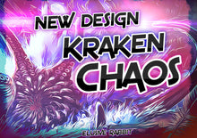 Cargar imagen en el visor de la galería, Kraken Chaos Diamond Treasure Heels Custom Hand Sculpt Paint Shoe Size 3 4 5 6 7 8  High Wedge Sea  Creature Monster Mythical Octopus Squid
