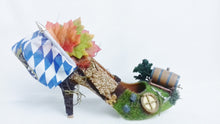 Załaduj obraz do przeglądarki galerii, Oktoberfest Heels German Flag Bavarian Barmaid Personalized Muses Beer festival Miniature Custom Green Shoe High Size 3 4 5 6 7 8 Platform
