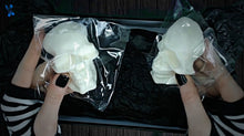 Load image into Gallery viewer, DIY Bride Skull Heels Make your Own Starter Kit Shoes Halloween Wedding Heel Custom Gift Set Box Keepsake Favour Bridesmaid Budget Goth Punk
