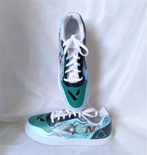Charger l&#39;image dans la galerie, Nike Trainers Air Force 1 Jordans Mens Womens White Silver Any Colour Size Sneakers Shoes Flats Sports Custom Paint Design
