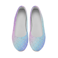 Load image into Gallery viewer, Baby Blue Mermaid Flats
