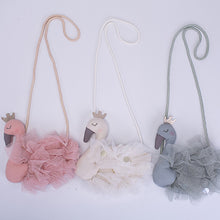 Carica l&#39;immagine nel visualizzatore di Gallery, Flamingo Sweet Cute Small Swan Gauze Wing Mini Bag
