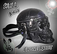 Load image into Gallery viewer, 3D Skull Gothic Women Bag Funny Skeleton Head Black handbad  Fashion Designer Satchel Package Bags
