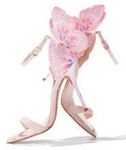 Lade das Bild in den Galerie-Viewer, New Design High Quality Women Butterfly High Heels Sandals Exquisite beautiful Wing Shoes Female Banquet Paty Dress Shoes
