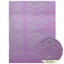 Załaduj obraz do przeglądarki galerii, 22*30cm Purple Faux Leather Fabric Chunky Glitter Soft Cotton Smooth PU Leather A4 size DIY Bow Bags Material Vinyl Fabric

