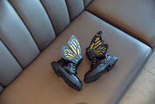 Załaduj obraz do przeglądarki galerii, Buttefly Boots Children&#39;s Shoes Mirror PU Martin Boots Boys and Girls Wings Casual Boots Fashion Botas Para Ninos
