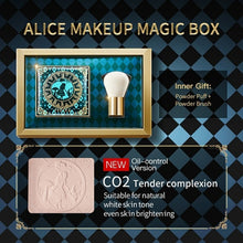 Załaduj obraz do przeglądarki galerii, ZEESEA Alice Pressed Powder Limited Gift Box  Lasting Oil Control Setting Makeup Waterproof Loose Powder
