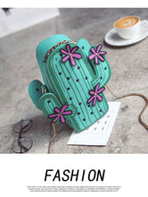 Carica l&#39;immagine nel visualizzatore di Gallery, Cactus Shape Handbags Women Fashion Handbag Women Luxury Brand Shoulder Bags Messenger Bags Female Crossbody Bags Bolsa Feminina
