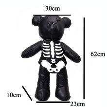 Charger l&#39;image dans la galerie, Expose The Bone Leisure Vacation Fashion Black Gothic Cosplay Bags Bears Backpack for Girls Women
