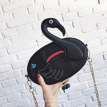 Charger l&#39;image dans la galerie, Black Goose Shape Handbags Women Luxury Brand Bag Handbag Women Shoulder Bag Messenger Bags Female Crossbody Bags Bolsa Feminina

