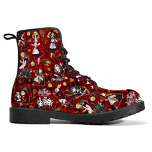 Load image into Gallery viewer, Tyrannical Red Alice in Wonderland Boots
