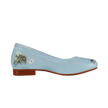 Load image into Gallery viewer, Vintage Alice in Wonderland Flats Blue
