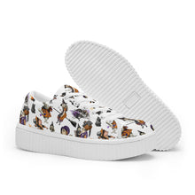 Load image into Gallery viewer, Halloween Alice in Wonderland Spooky Canvas Trainers
