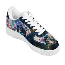 Load image into Gallery viewer, Cosmic Dark Wolf Trainers Summer Galaxy Nebula Moon Christmas UK 3 4 5 6 7 8 9 10 11 Shoe Sneakers Gift
