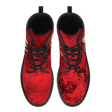 Cargar imagen en el visor de la galería, Mens &amp; Womens Vibrant Red Poker Casino Boots
