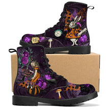 Carica l&#39;immagine nel visualizzatore di Gallery, Spooky Alice Purple Halloween Boots
