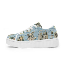 Załaduj obraz do przeglądarki galerii, Classic Blue Alice in Wonderland Trainers
