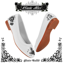 Load image into Gallery viewer, Alice White Wedding Flats
