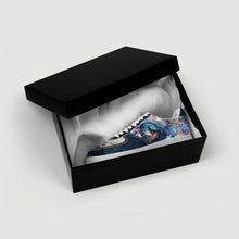 Załaduj obraz do przeglądarki galerii, Cosmic Dark Wolf Trainers Summer Galaxy Nebula Moon Christmas UK 3 4 5 6 7 8 9 10 11 Shoe Sneakers Gift
