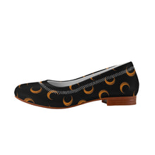 Load image into Gallery viewer, Black &amp; Orange Moon Flats
