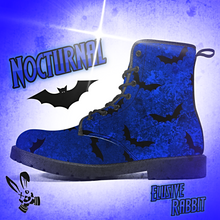 Załaduj obraz do przeglądarki galerii, Nocturnal Blue Bat Boots
