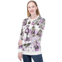 Load image into Gallery viewer, Alice in Wonderland Lilac Purple Sweater Jumper
